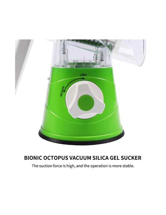 TableTop Drum Grater | Manual Vegetable Cutter Slicer & Grater | Multi-Functional Kitchen Gadget - High Quality (Random Color)