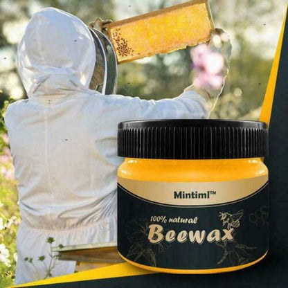 Wood Seasoning Beewax Polish - Complete Solution Furniture Care 1 Polishing Beeswax ( Hard Base )